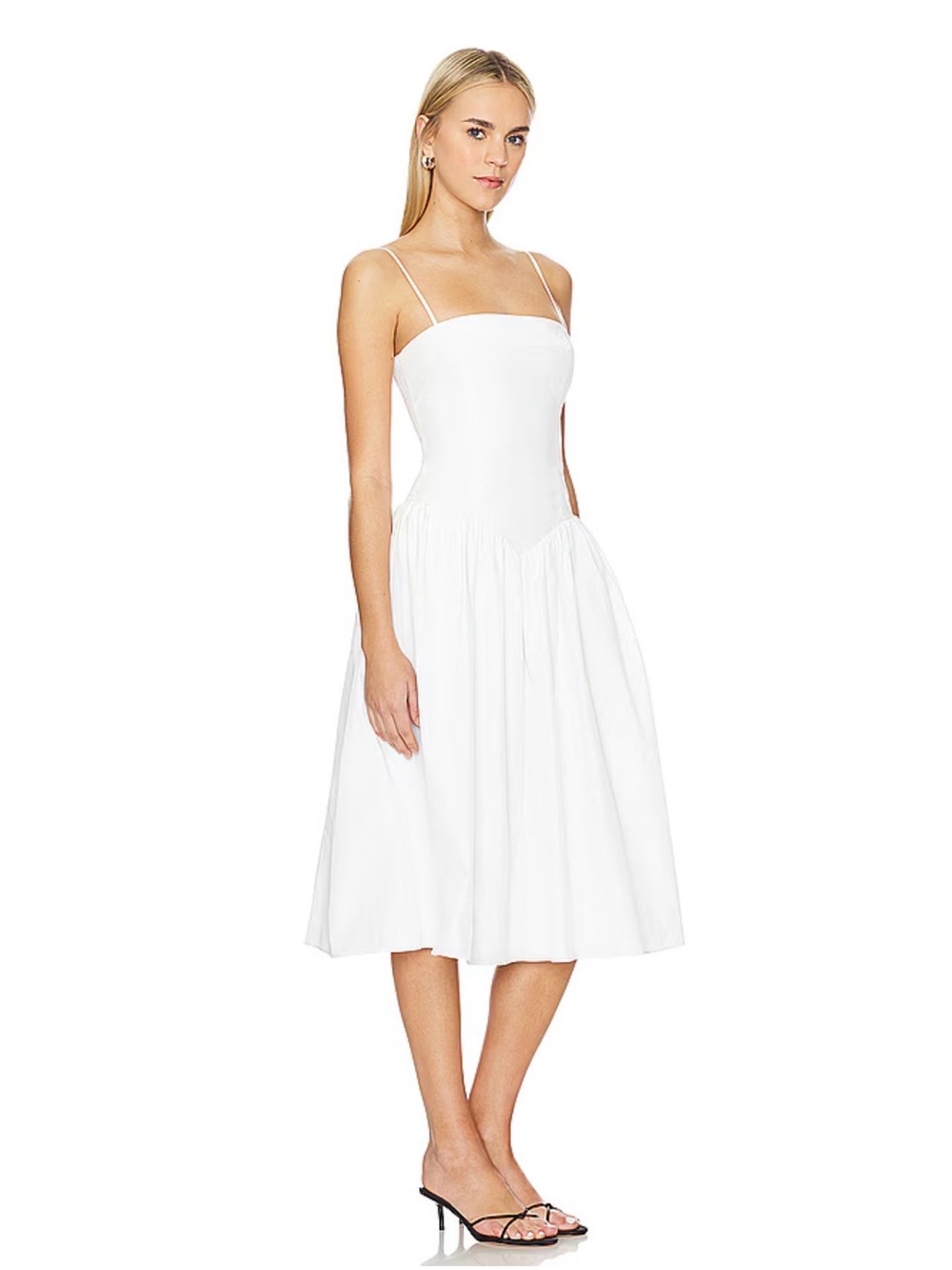 Amanda Uprichard X Revolve Delora Drop Waist Midi Dress- Still Selling - Picture 2 of 11